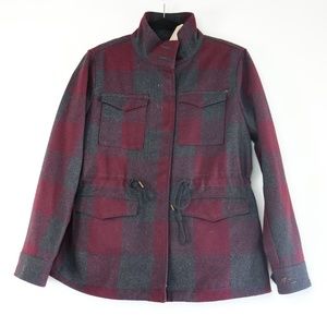 LEVI'S Plaid Jacket with Detachable Vest  - NEW